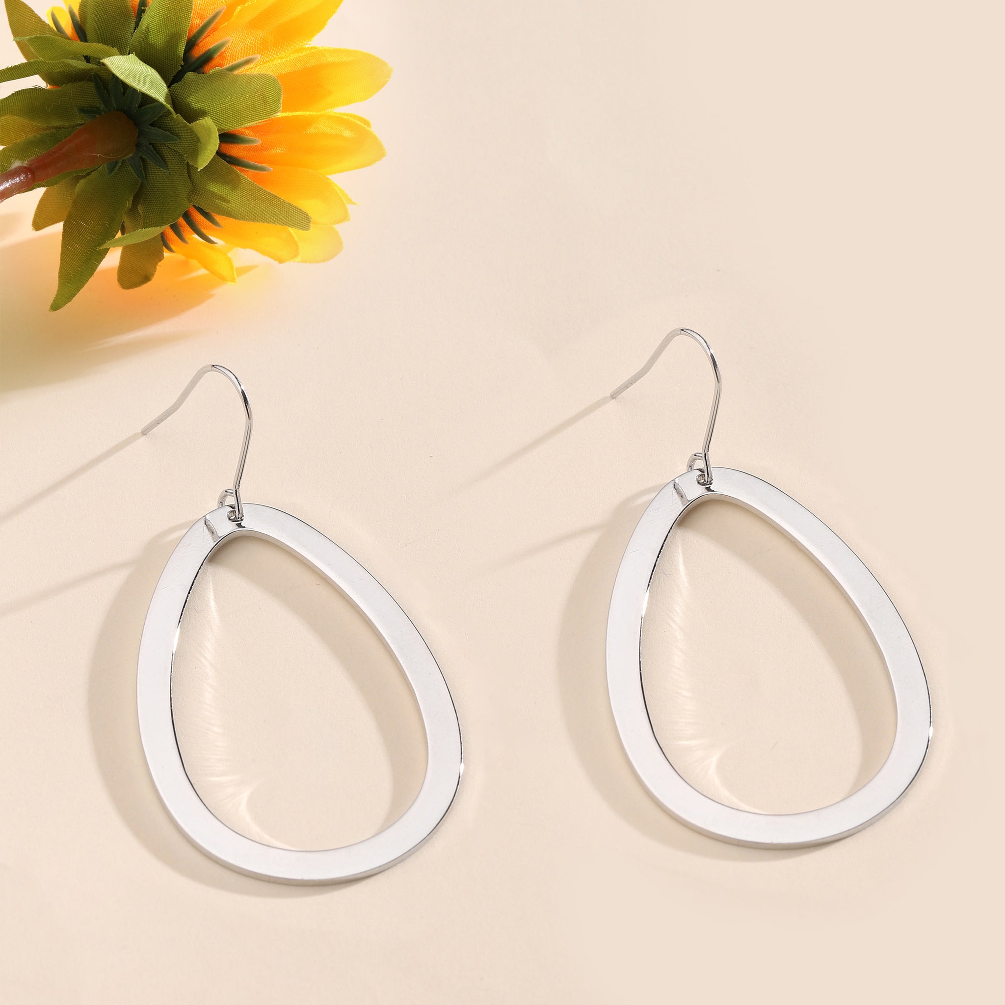 Salty O' Oranate Silver Earring