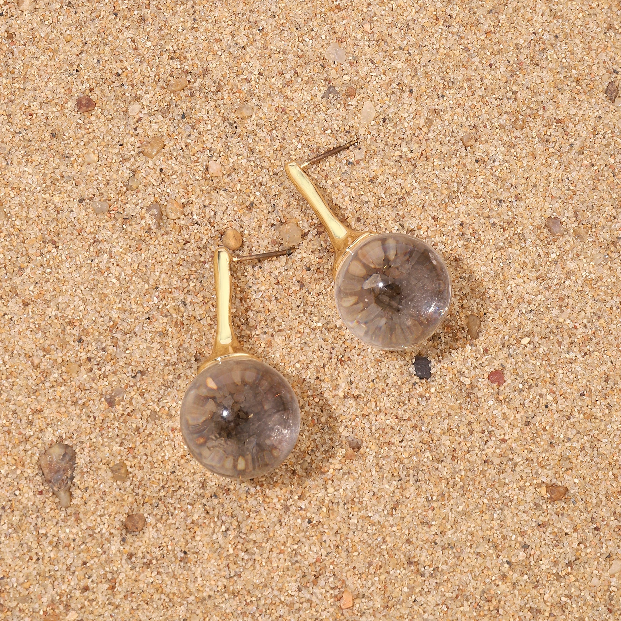 Salty Scottie Ice Gold Earring