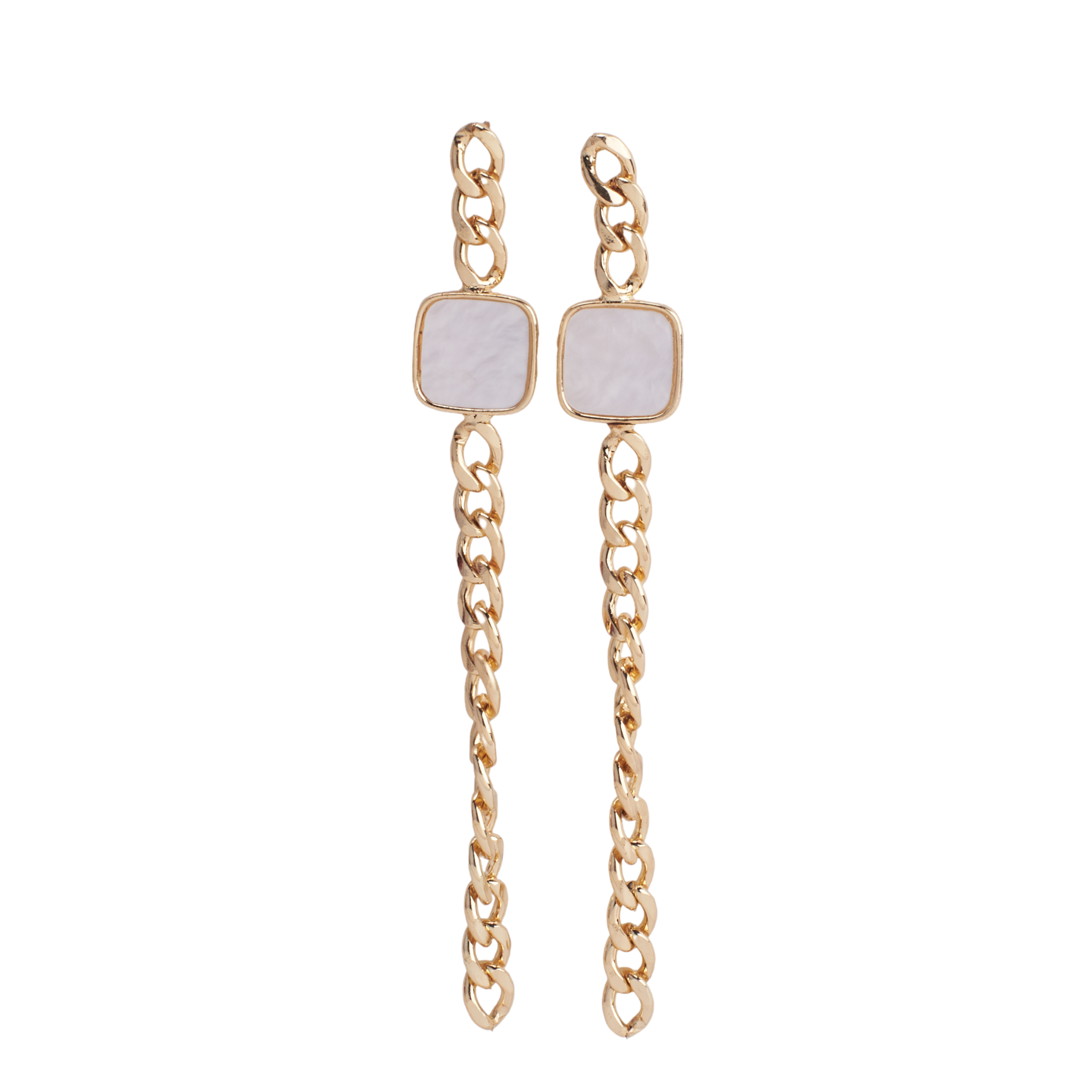 Salty Mob Shoulder Gazer Gold Earrings