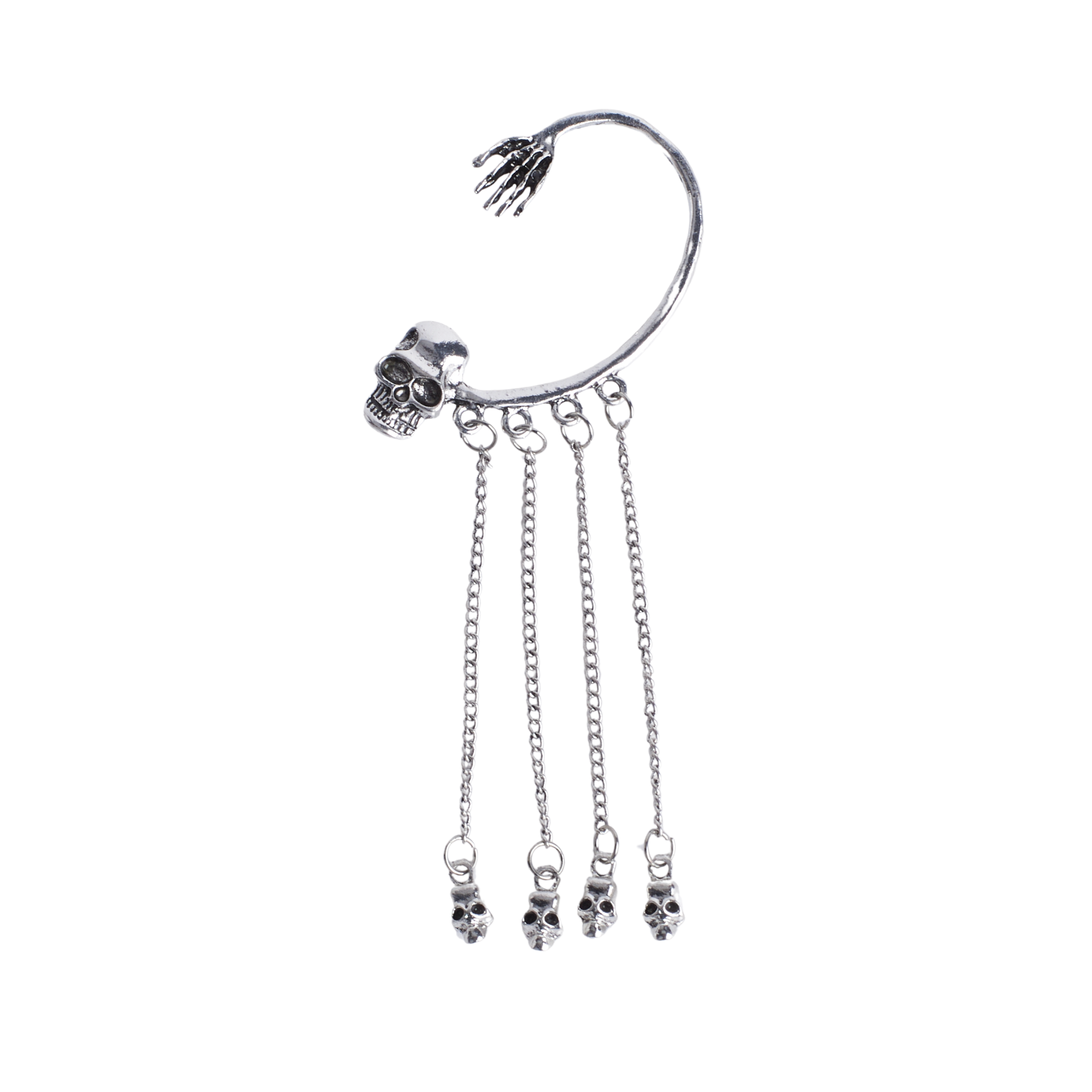 Salty Bone-Chic Skull Cuff (1 side)
