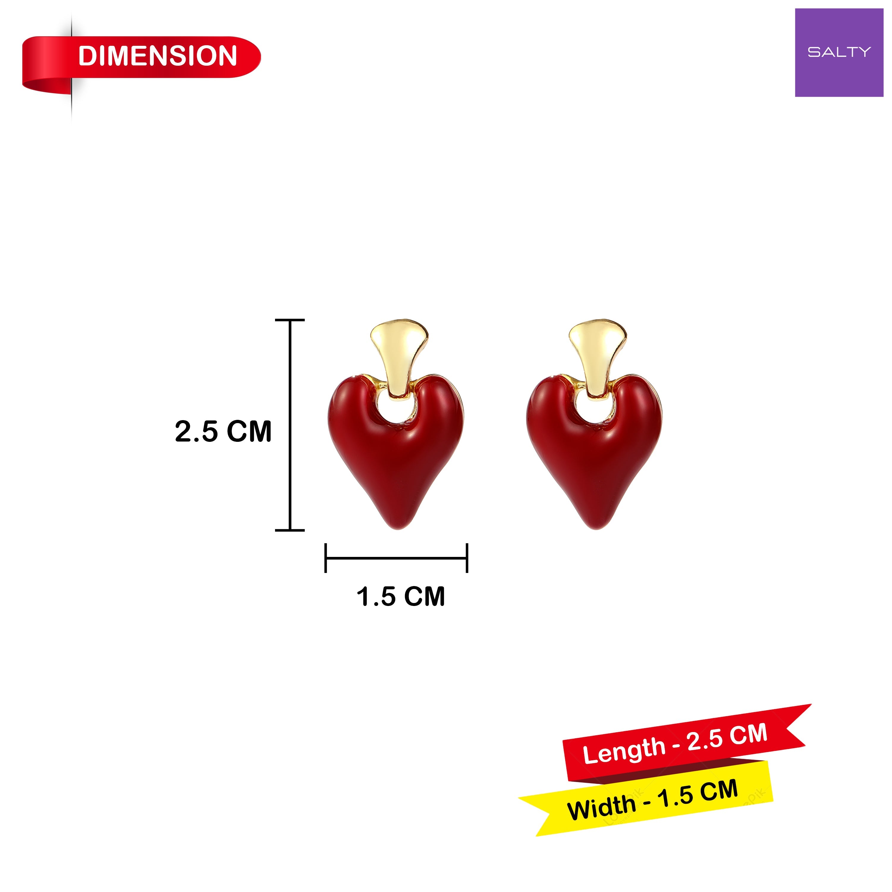 Salty Love in Cherry Earrings