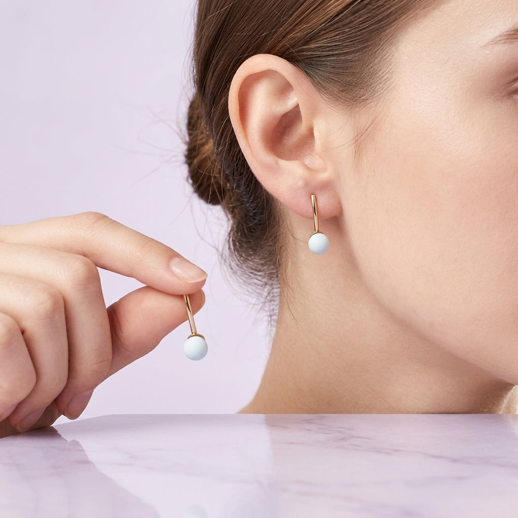 Salty Celestial Curve Earrings