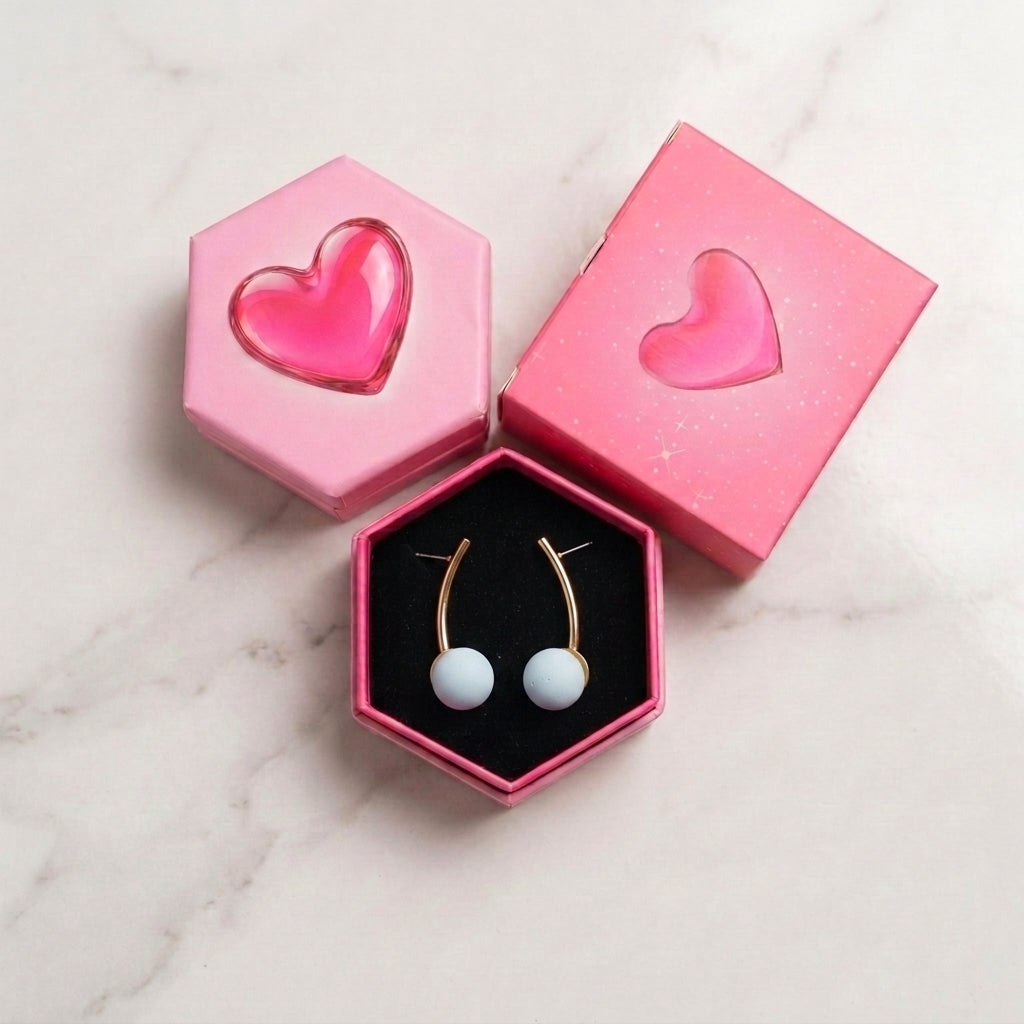 Salty Celestial Curve Earrings