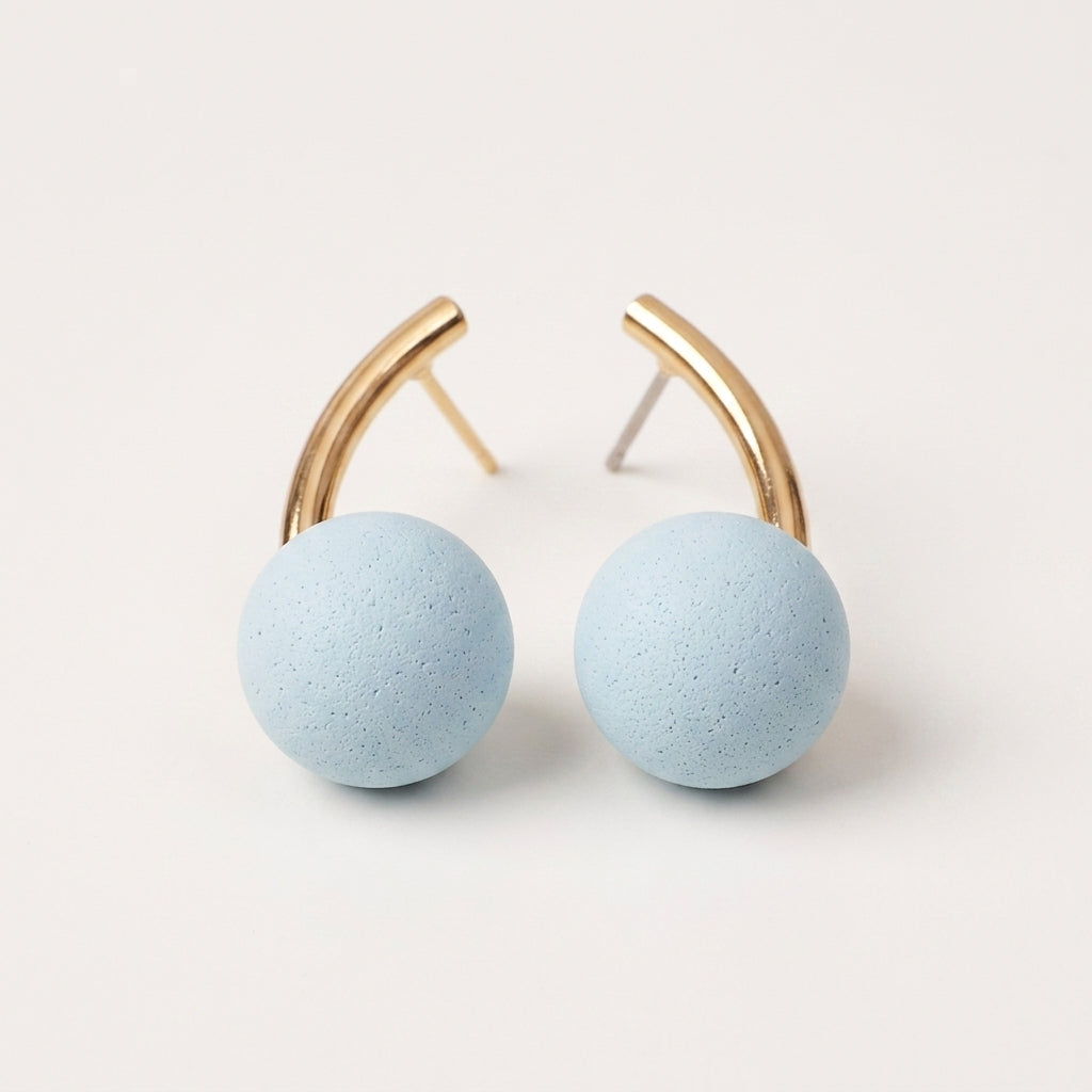 Salty Celestial Curve Earrings