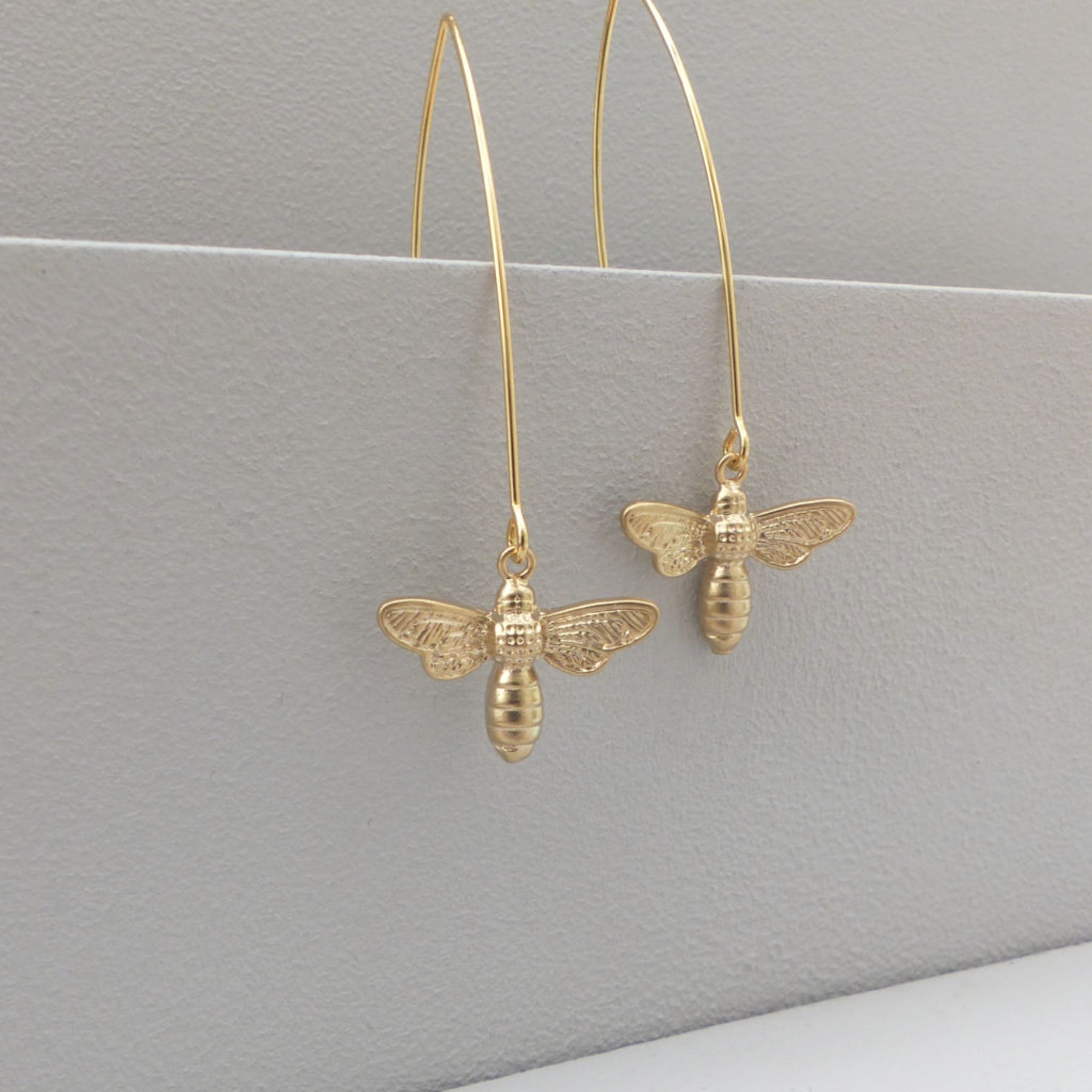 Salty Flutter Bee Drop Earrings