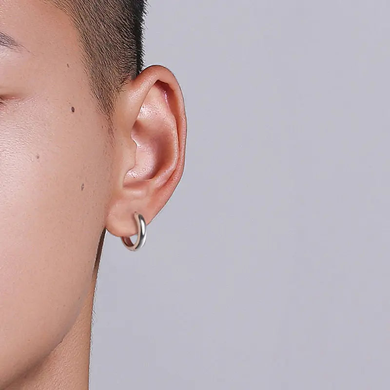 Salty Essential Silver Hoops