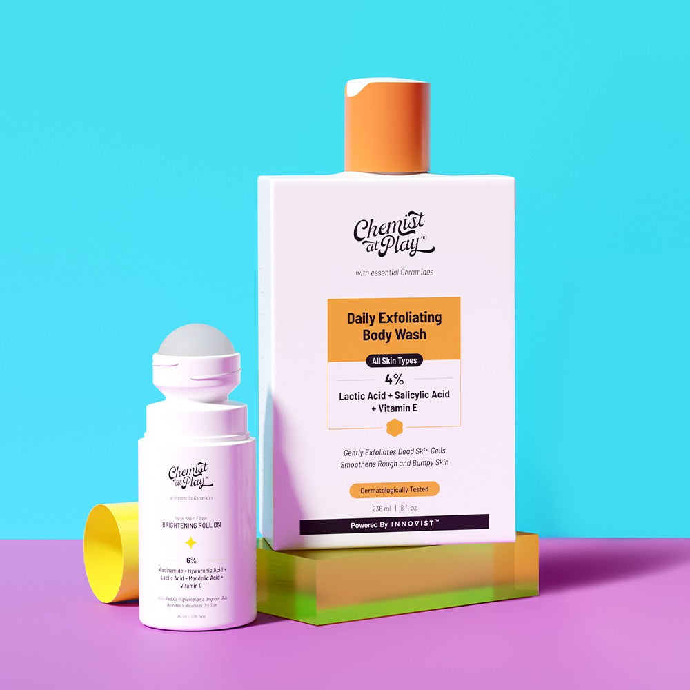 Chemist at Play Skin Lovin Combo - NKE Roll On & Daily Exfoliating Body Wash
