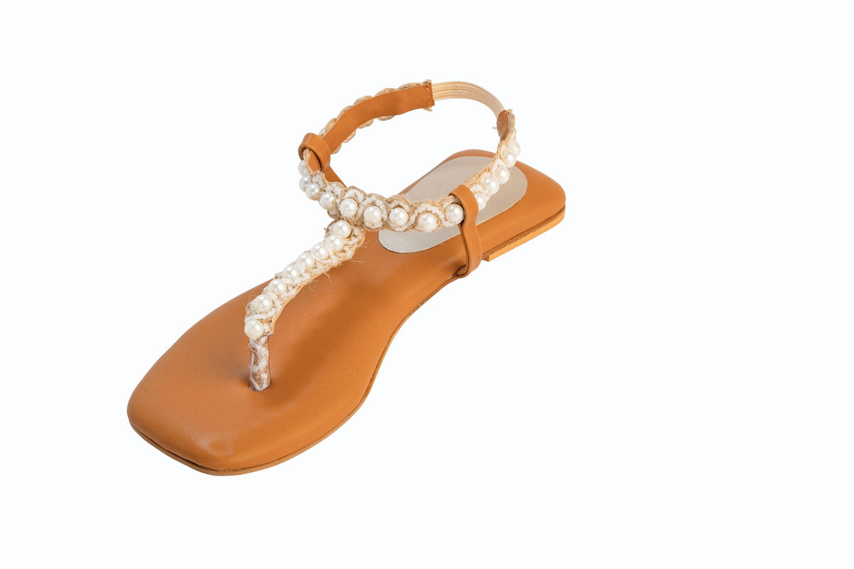Dhajcraft Women Open Toe Flats - Hand wash