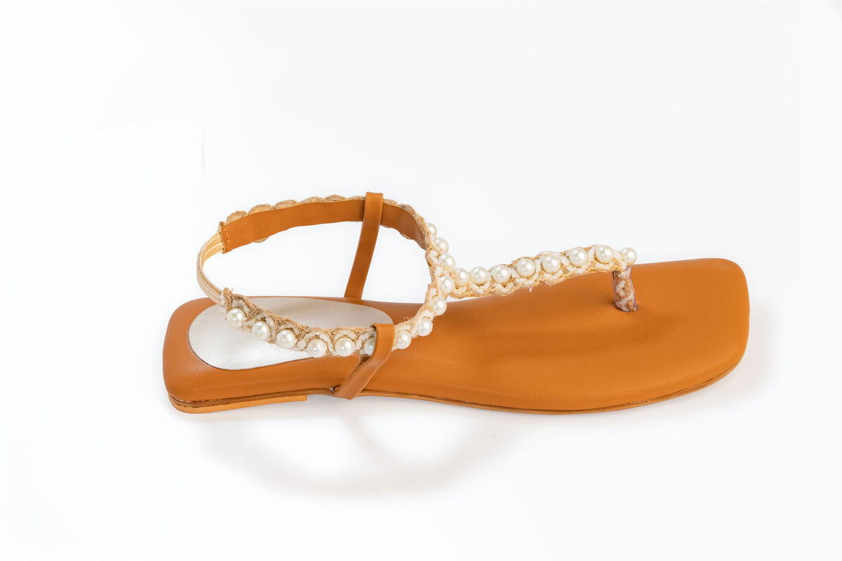 Dhajcraft Women Open Toe Flats - Hand wash