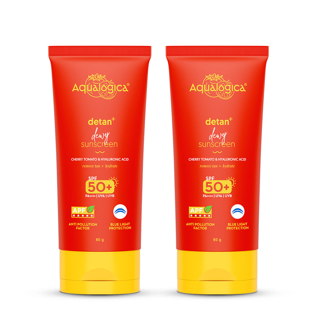 Aqualogica Detan+ Dewy Gel Sunscreen Spf 50+ Pa++++