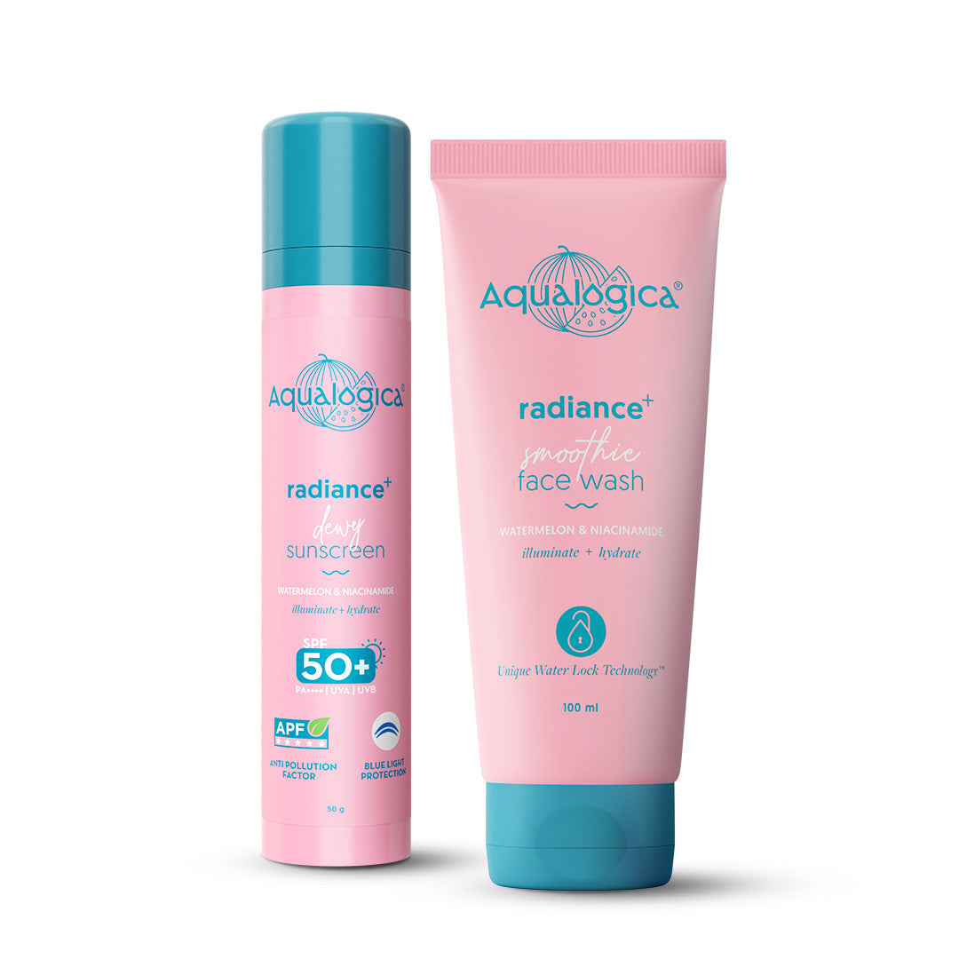 Aqualogica Radiance+ Cleanse & Protect Combo