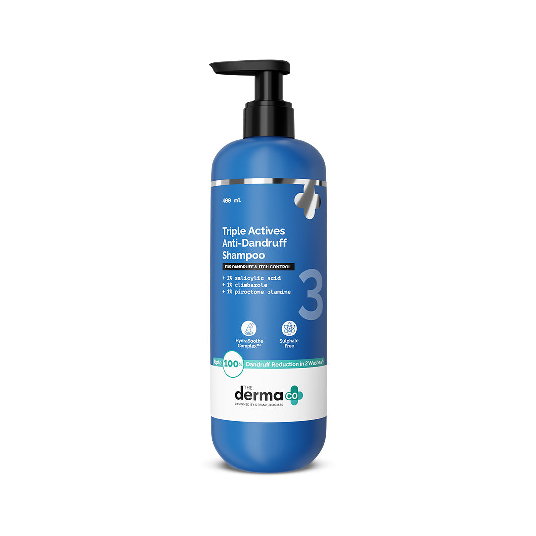 Derma Co Triple Actives Anti-Dandruff Shampoo
