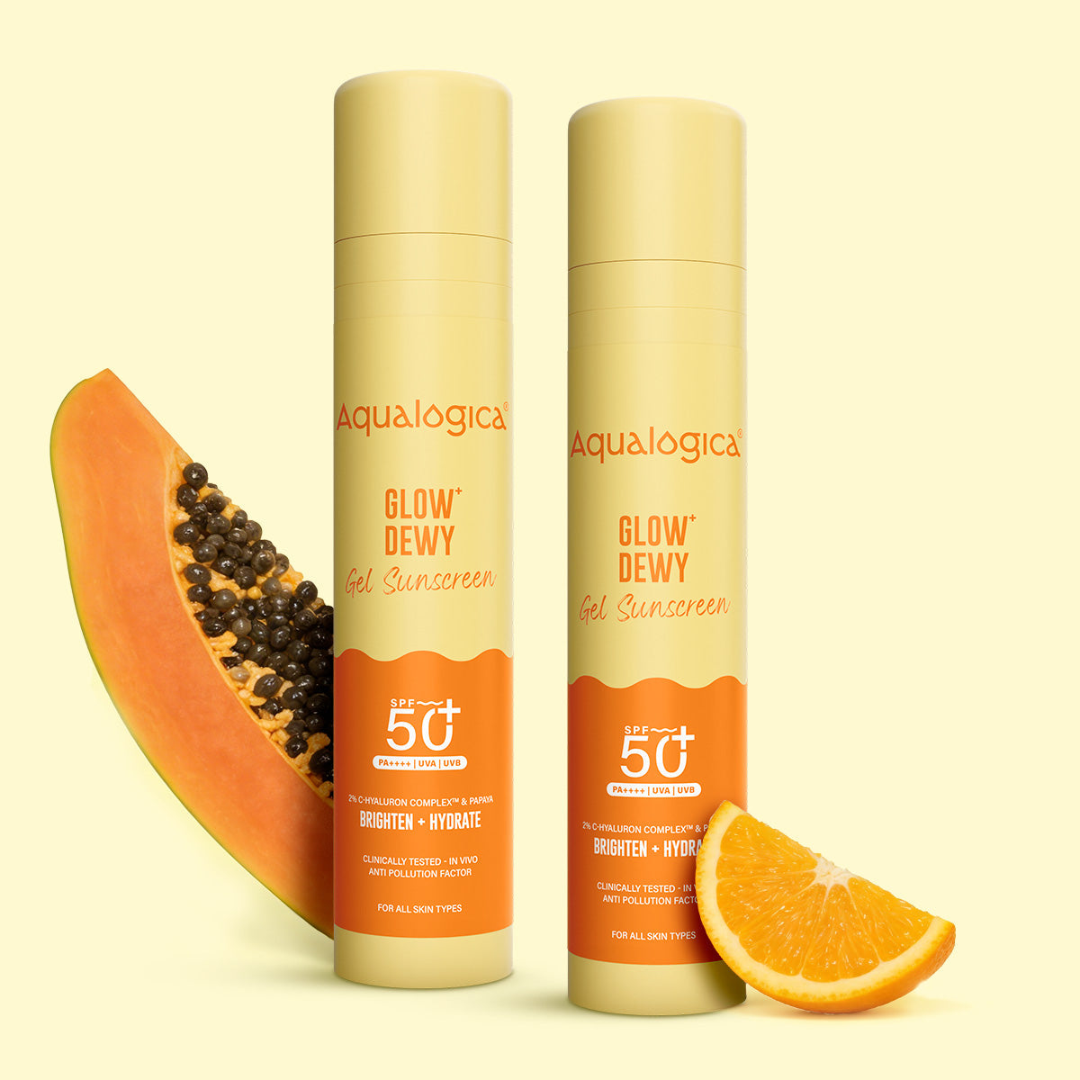 Aqualogica Glow+ Dewy Gel Sunscreen In-Vivo Tested Spf 50+ Pa++++
