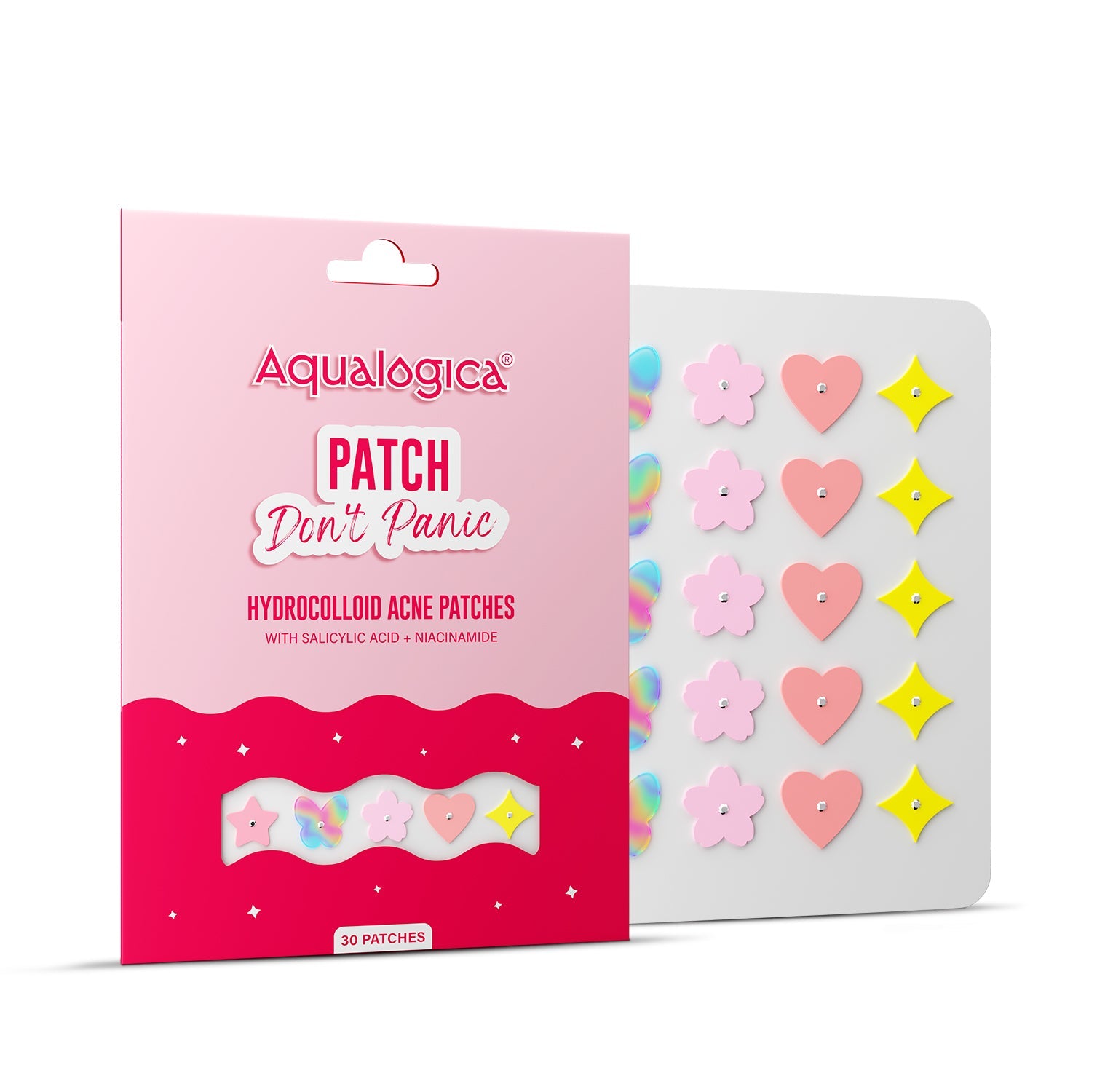 Aqualogica Patch, Don’t Panic - Acne Patches (30 Pieces)
