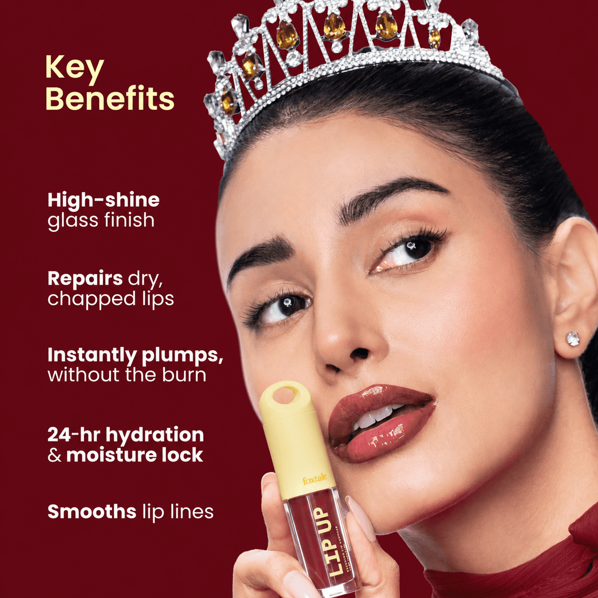 Foxtale Lip Up Plumping Lip Balm For Glazed Lips