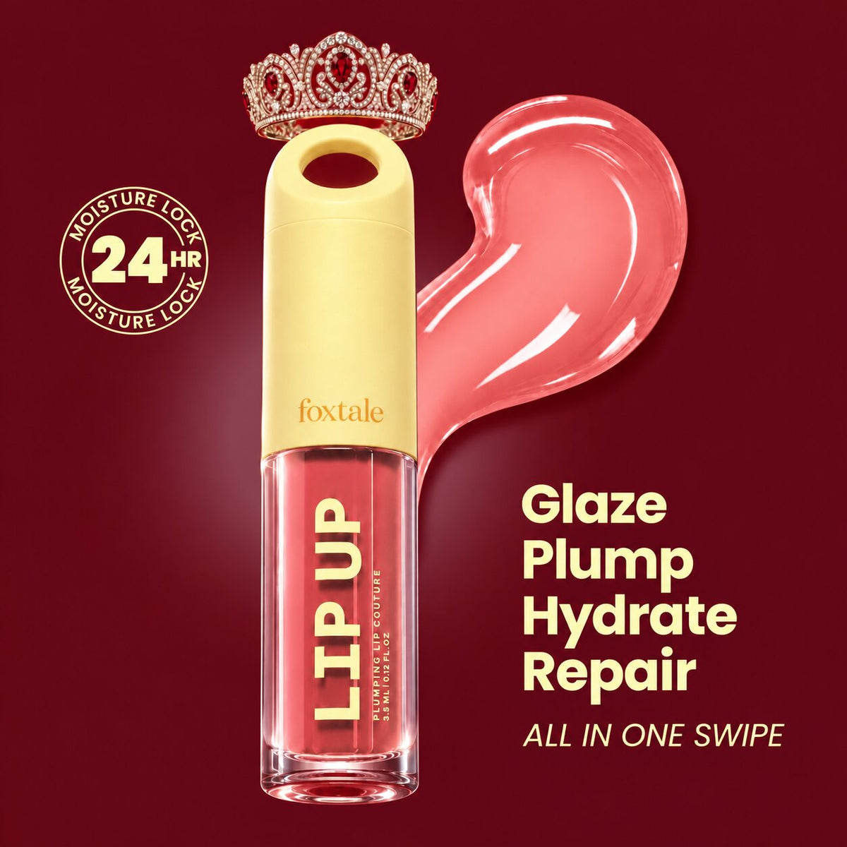 Foxtale Lip Up Plumping Lip Balm For Glazed Lips