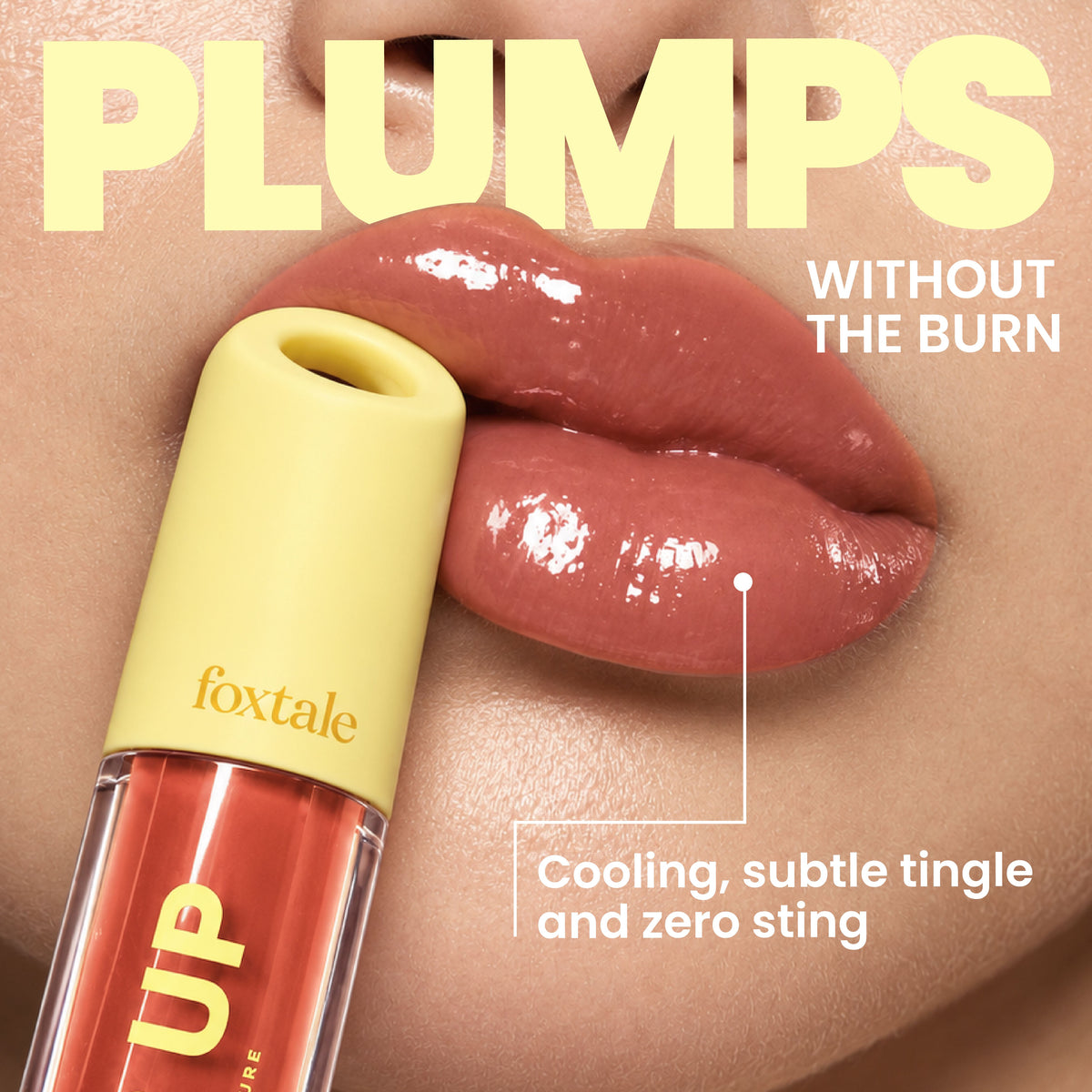 Foxtale Lip Up Plumping Lip Balm For Glazed Lips