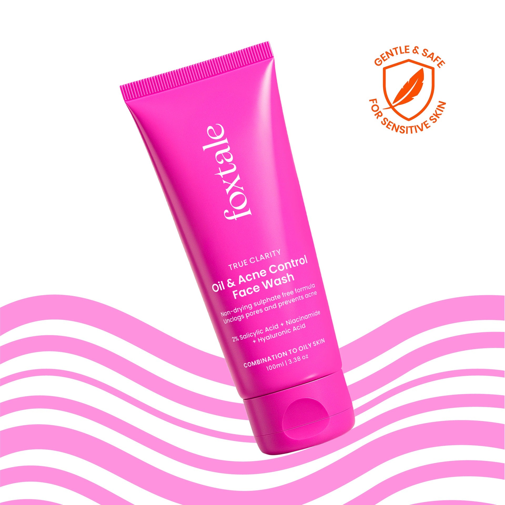 Foxtale Oil & Acne Control Face Wash - 100ml