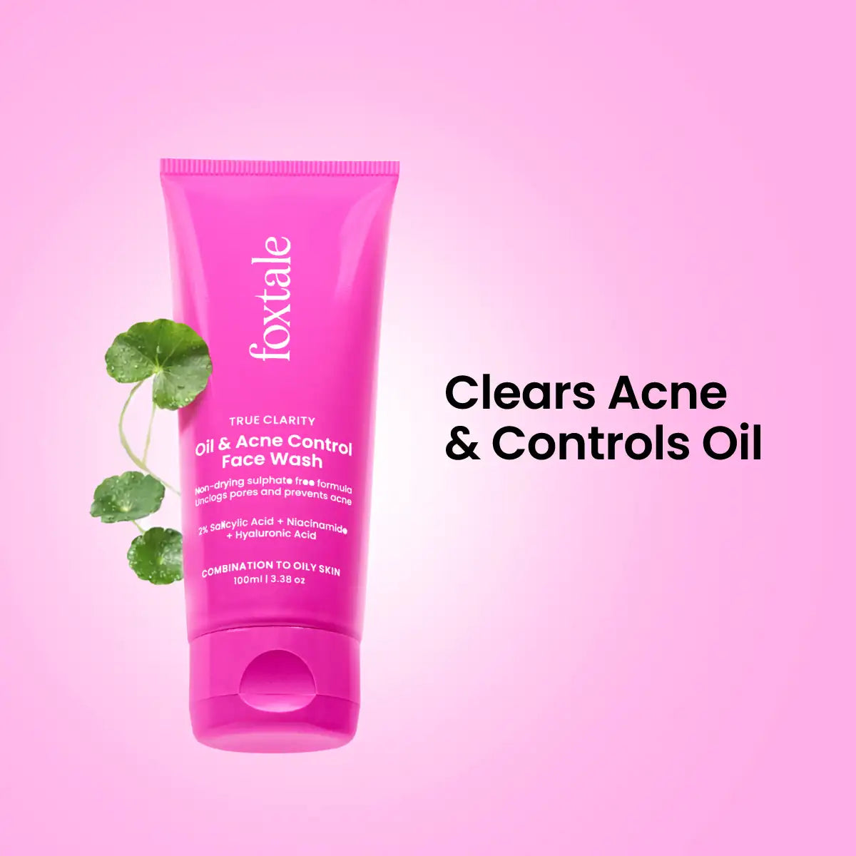 Foxtale Oil & Acne Control Face Wash + Aqua-Gel Matte Sunscreen SPF 50 (combo)