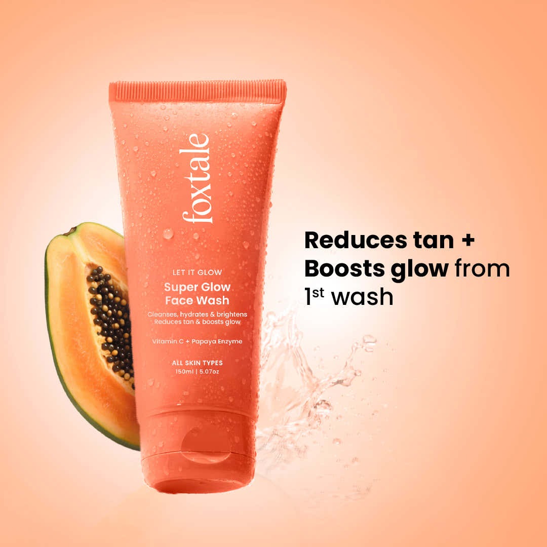 Foxtale Super Glow De-tan Face Wash