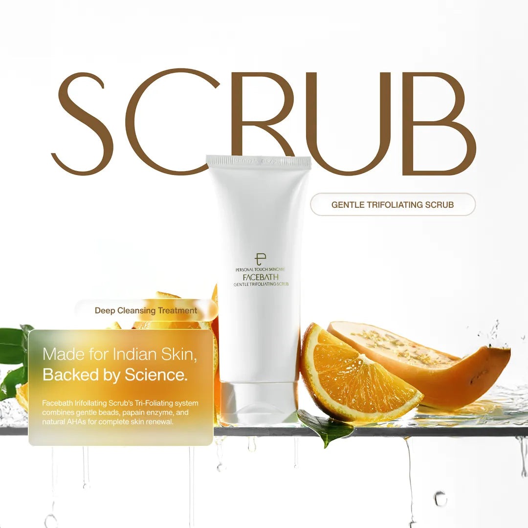 Personal Touch Facebath Gentle Trifoliating Scrub - 50g