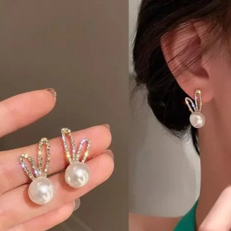 Salty FairyFrost Pearl Earrings