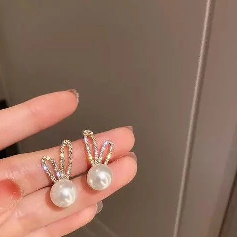 Salty FairyFrost Pearl Earrings