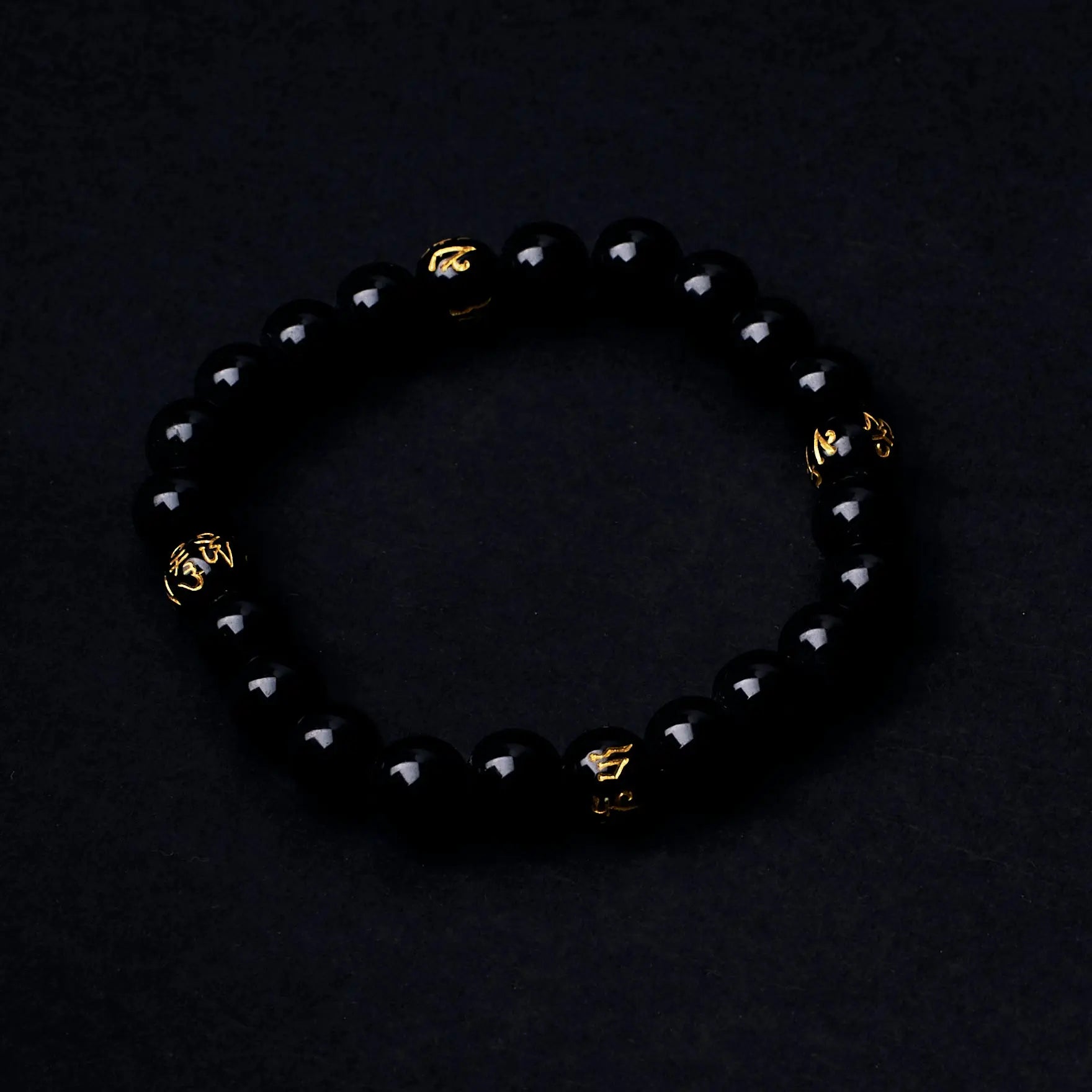Salty February Birthstone Beaded Band