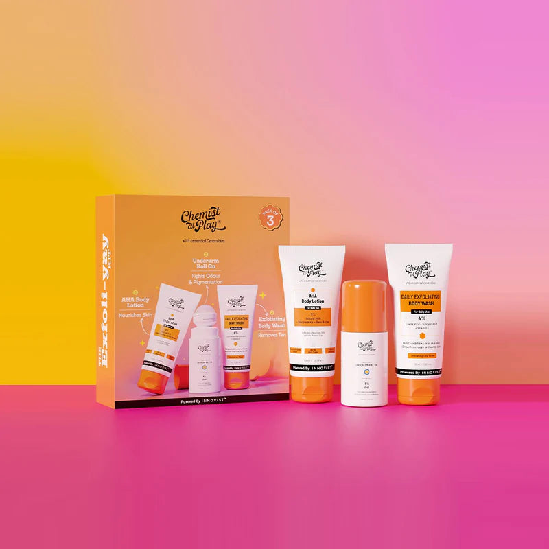 Chemist at Play 3-Step Body Exfoliating Kit