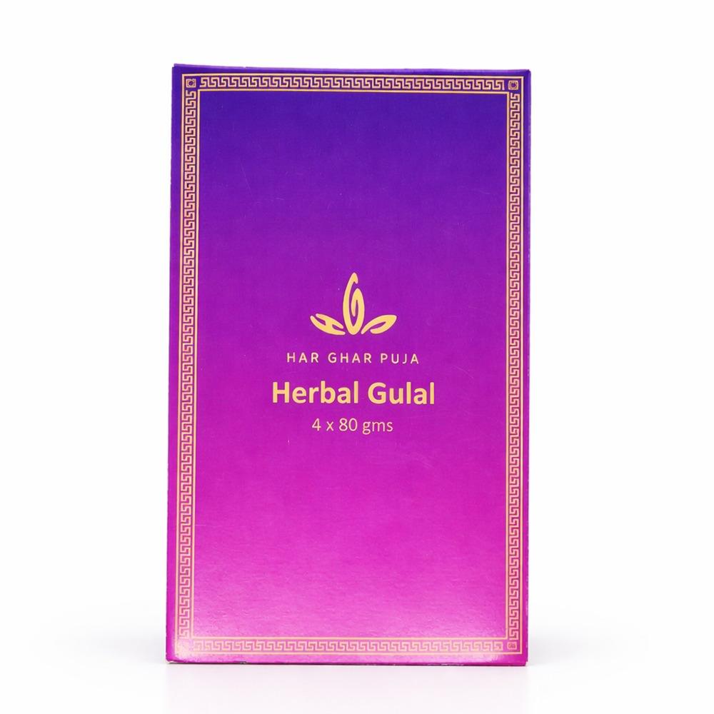Har Ghar Puja Herbal Gulal Set (4 Colours)