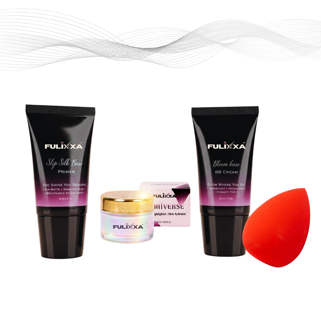 Fulixxa Sweat Proof Glow Kit - Summer sale special - Pack Of 4 {with free gift inside}