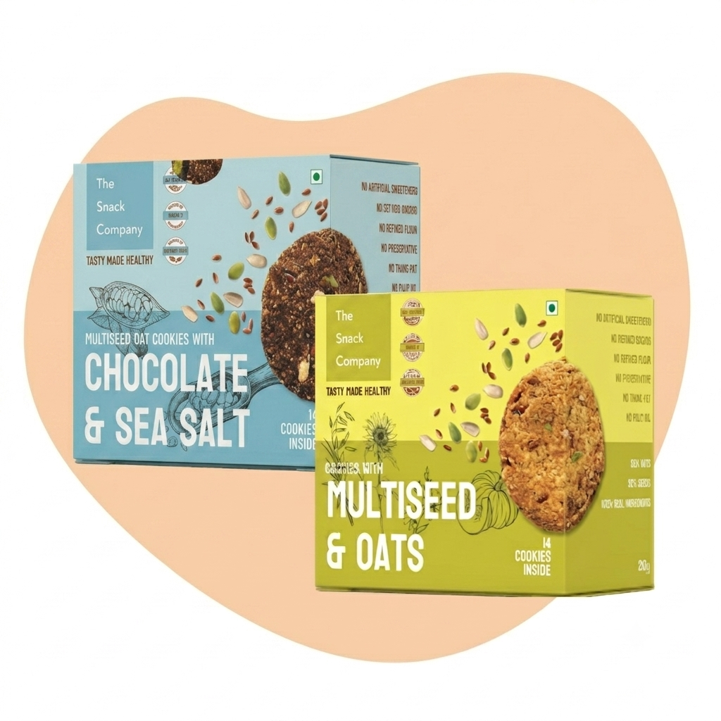The Snack Company Multi Seed & Oats Cookies Combo