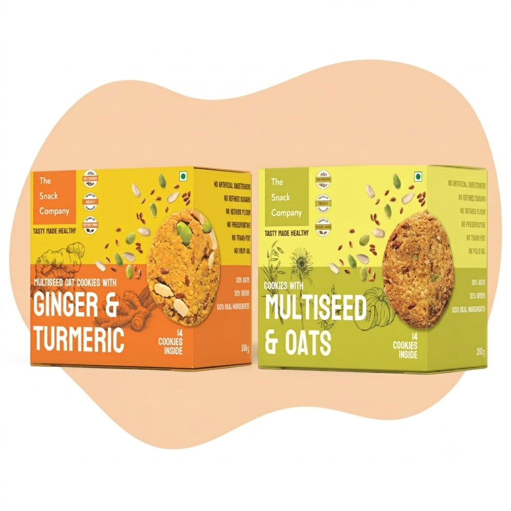 The Snack Company Multi Seed & Oats Cookies Combo