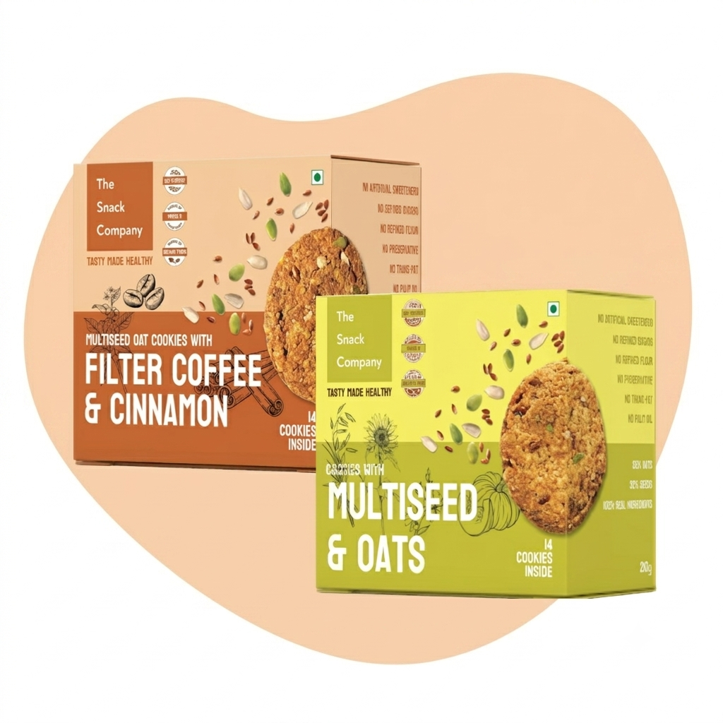 The Snack Company Multi Seed & Oats Cookies Combo