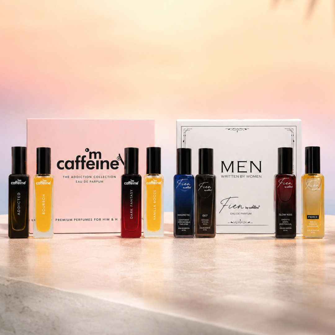 mCaffeine Unisex Perfume Gift Kit + Perfume Gift Set for Men (combo)