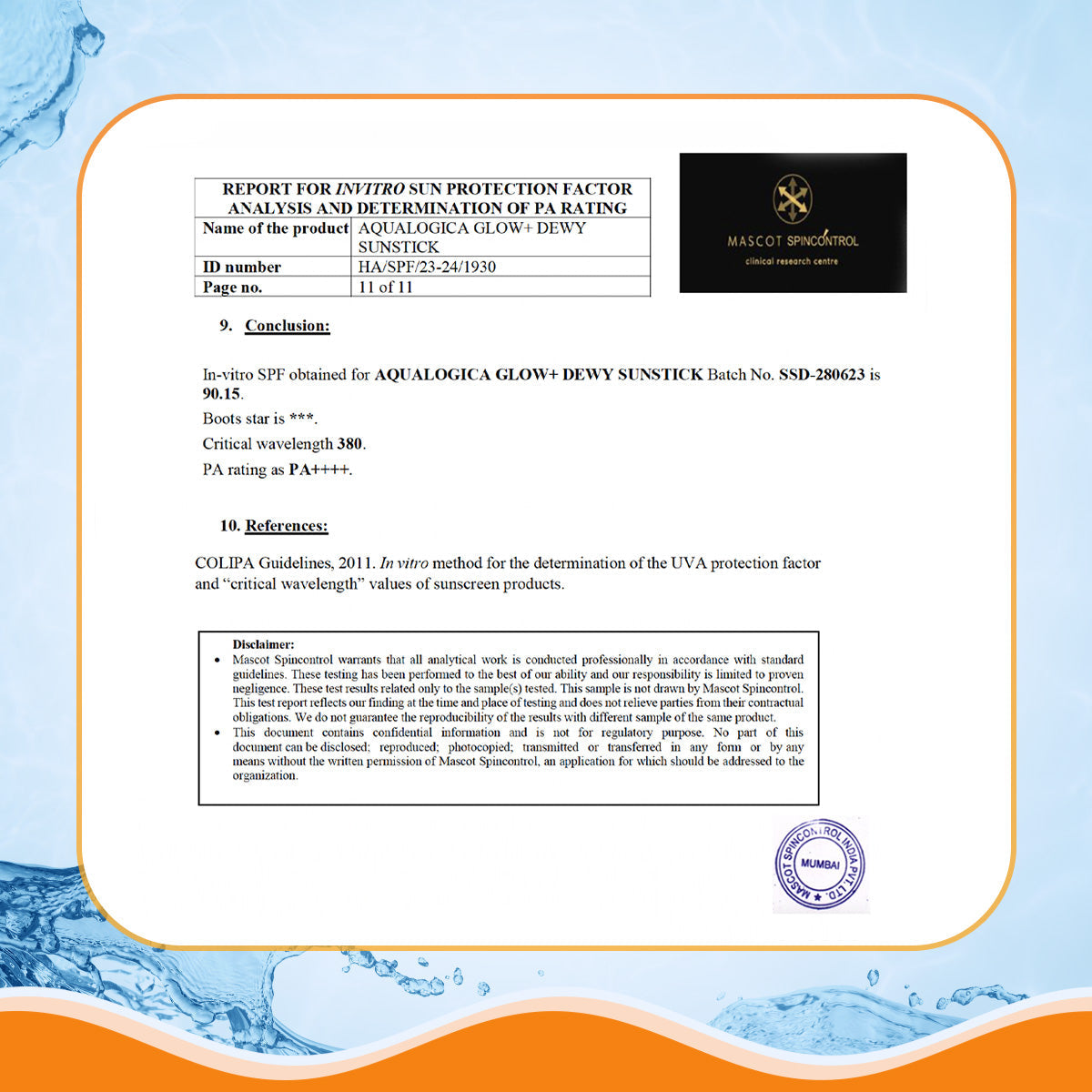 Aqualogica Glow+ Dewy Sunstick With Spf 50+ & Pa++++ - 20g