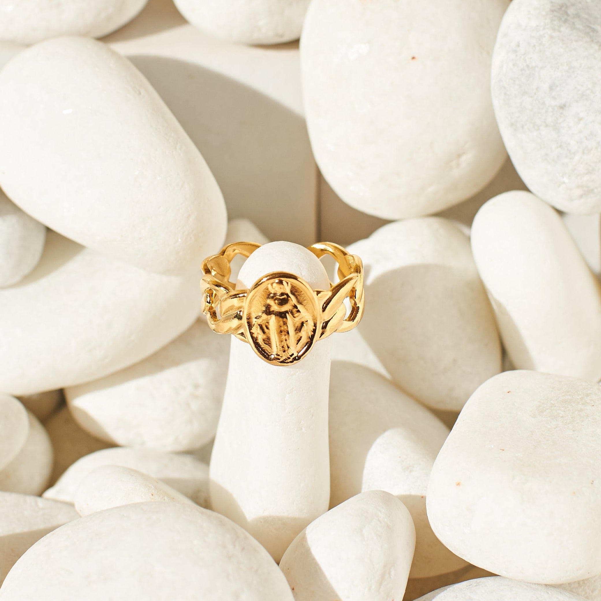 Salty Golden Colossus Ring