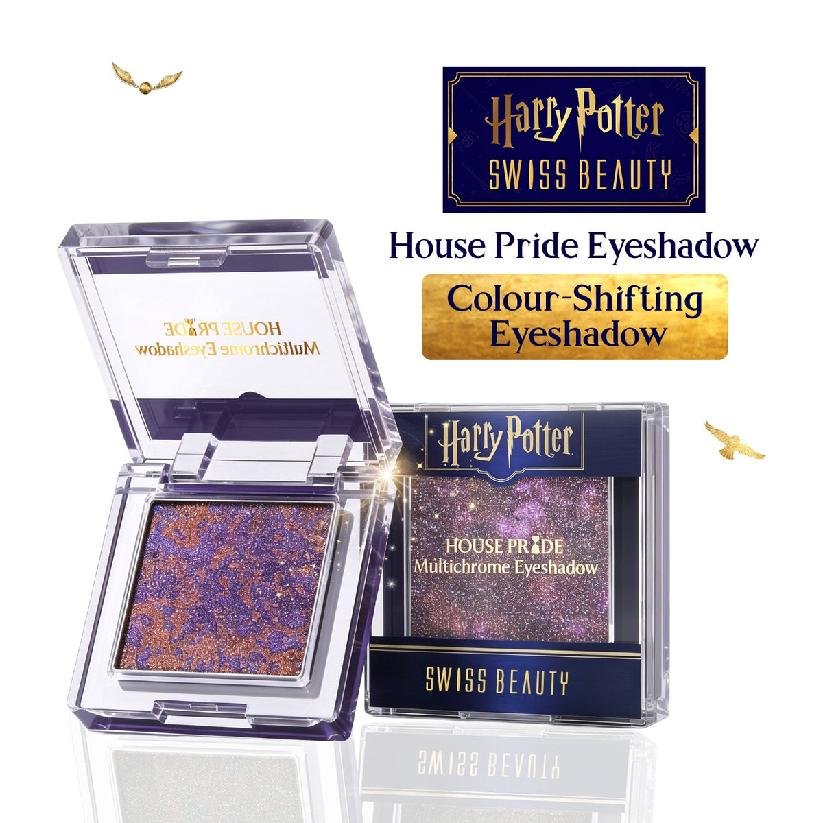 Swiss Beauty Gryffindor Red - House Pride Multichrome Eyeshadow - HP