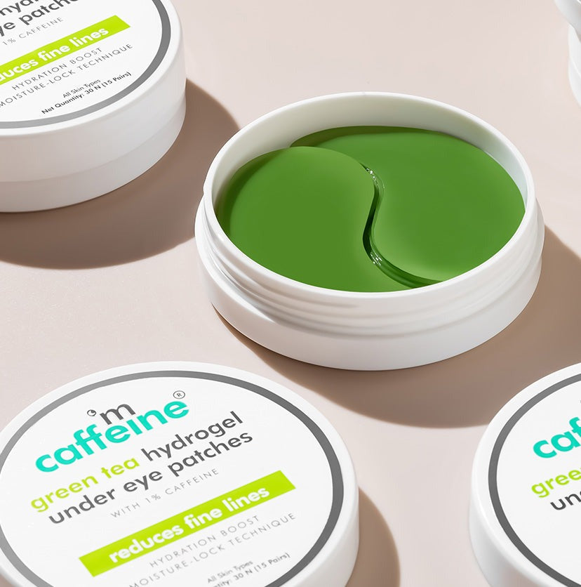 mCaffeine Green Tea Hydrogel Under Eye Patches - 15 Pairs