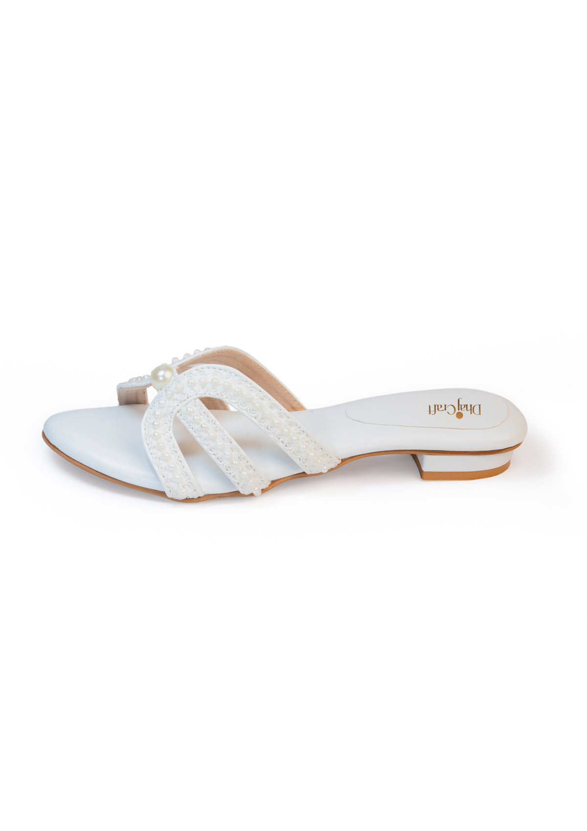 Dhajcraft Women Embellished Party Open Toe Flats