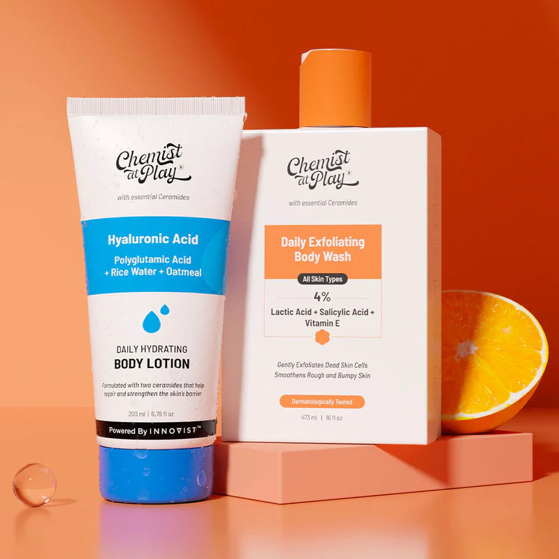Chemist at Play Exfoliating Body Wash & Hydrating Body Lotion