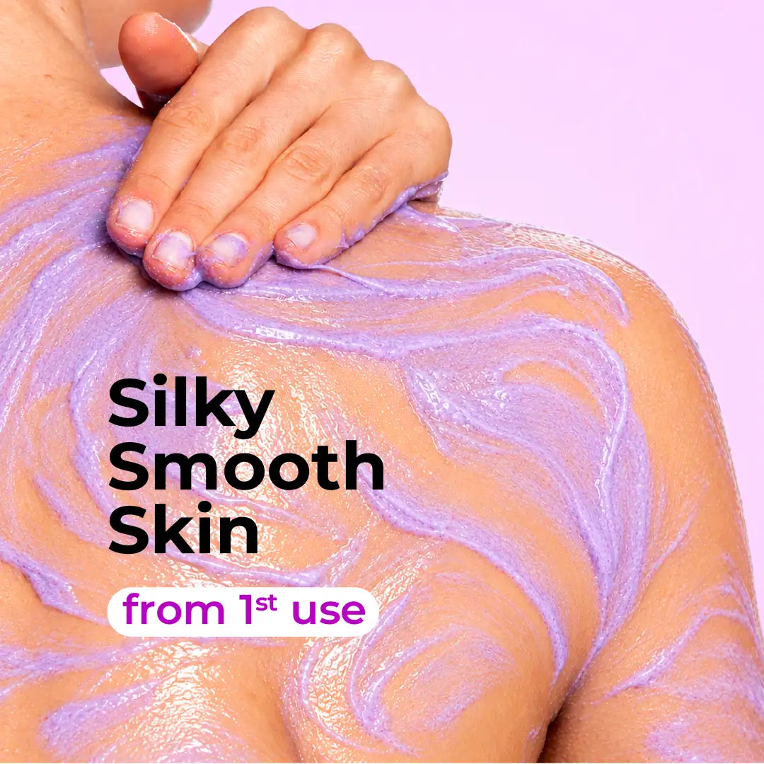 Foxtale Hula Hoop Foaming Exfoliating Body Polish - 75g + Hula Hoop 2% Salicylic Acid Exfoliating Body Wash Combo