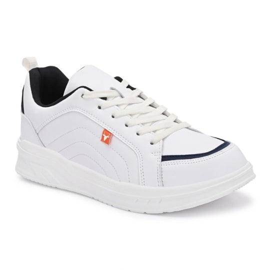 Hirolas Men’s Comfortable Everyday Sneaker Shoes - White