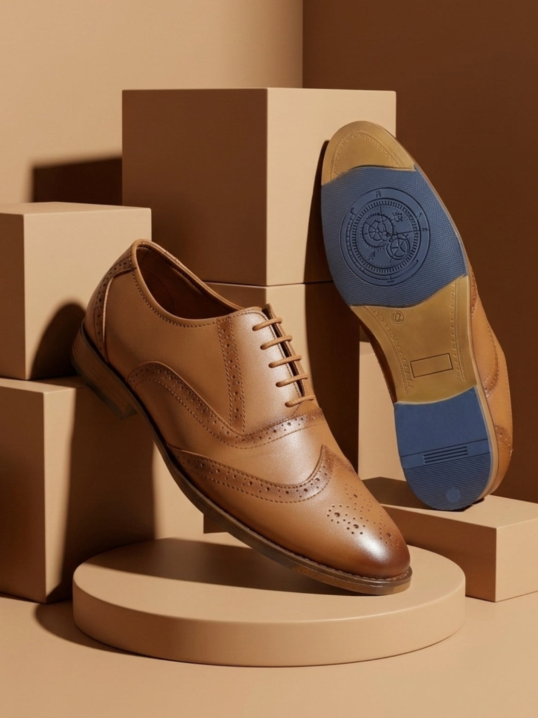 Hirolas Men's Executive Genuine Leather Formal Shoes