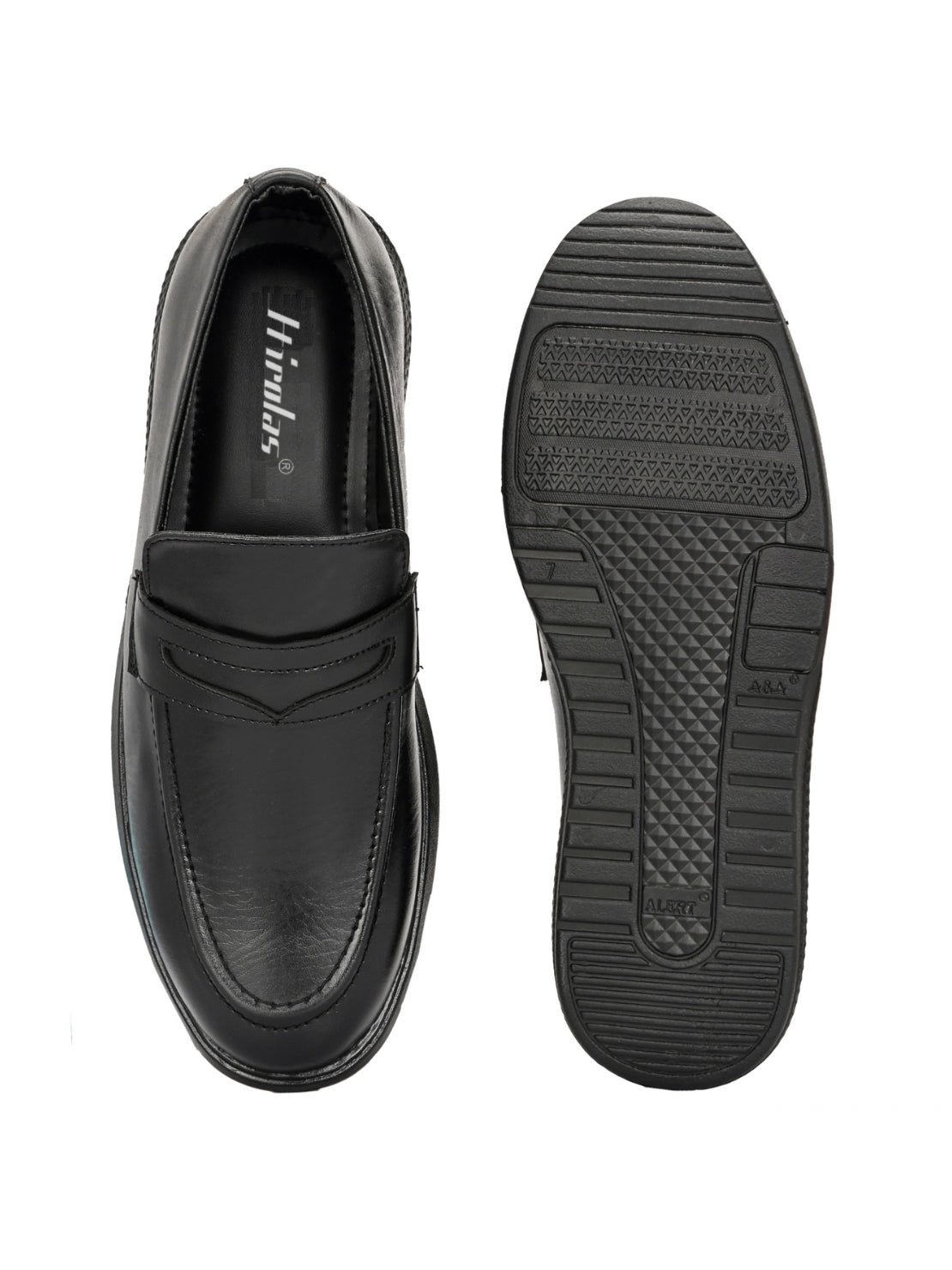 Hirolas Men's Penny Loafer Slip-on Formal Shoes