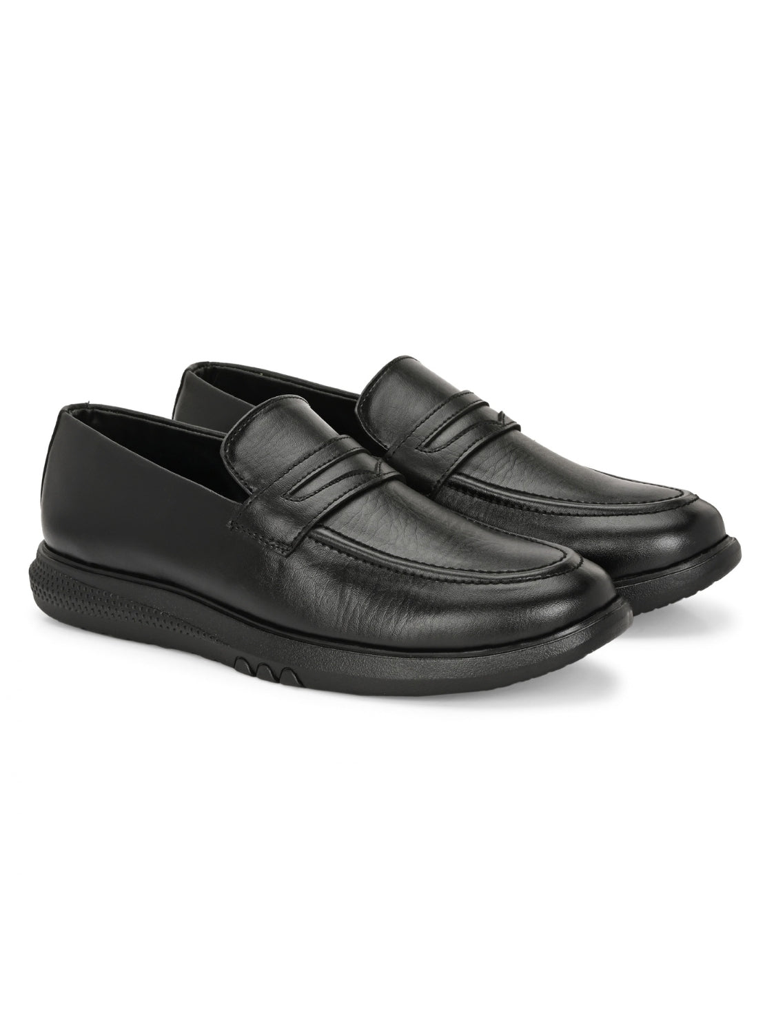 Hirolas Men's Penny Loafer Slip-on Formal Shoes
