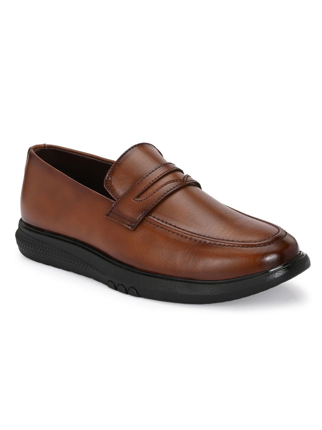 Hirolas Men's Penny Loafer Slip-on Formal Shoes