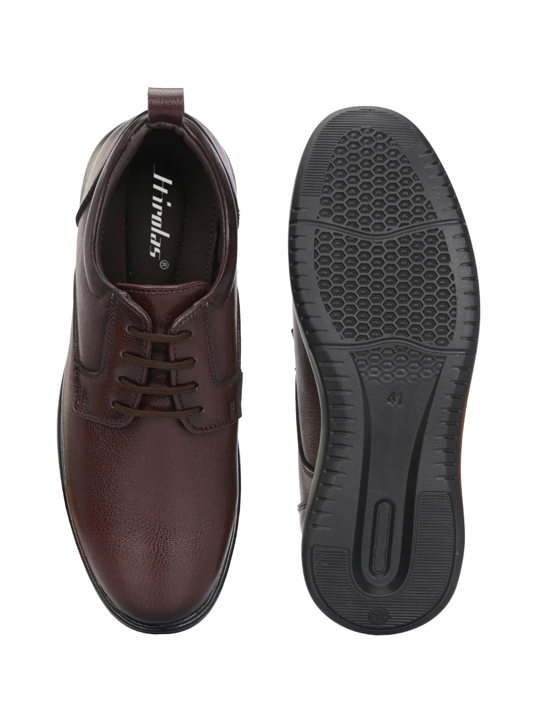 Hirolas Men's FeatherWalk Lace-up Light weight Derby Formal Shoe