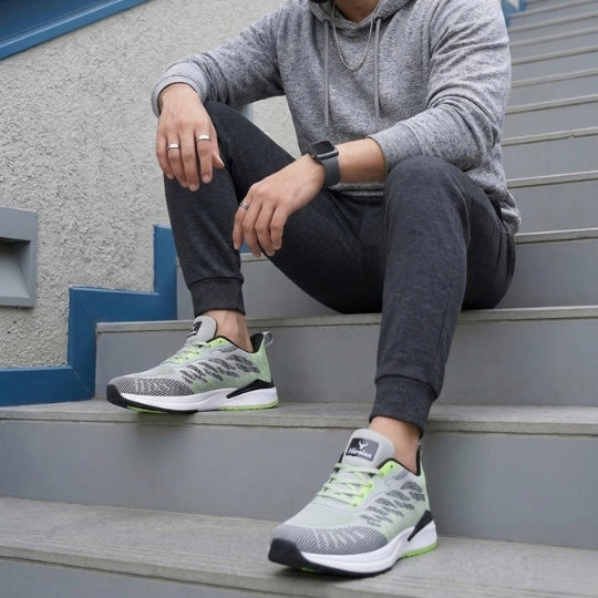 Hirolas Men's FlexKnit Running Sport Shoes