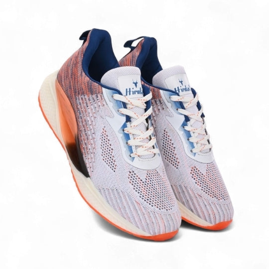 Hirolas Men's Cloudwalk Knitted Running Sport Shoes